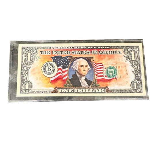 American Historic Society Colorized $1 One Dollar Bill 2001 Series Unc - Picture 10 of 10